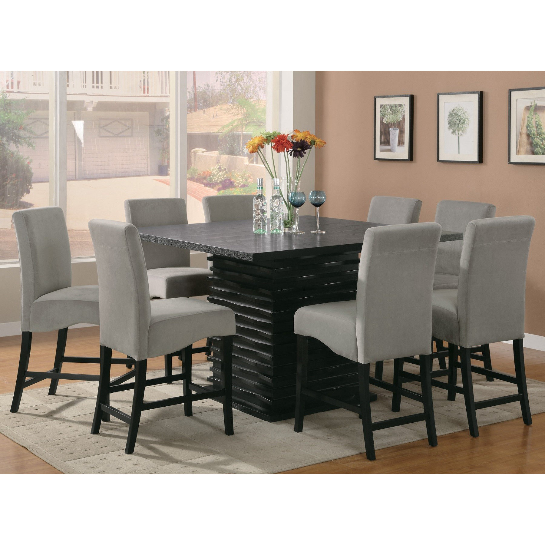 Jordan 9 Piece Counter Height Dining Set & Reviews AllModern